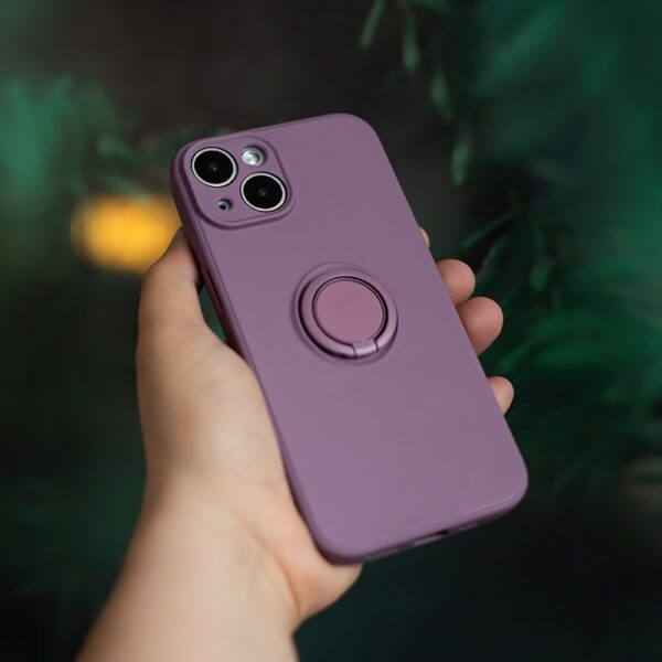 Ümbris Finger Grip iPhone 12 6,1" (heleroosa)