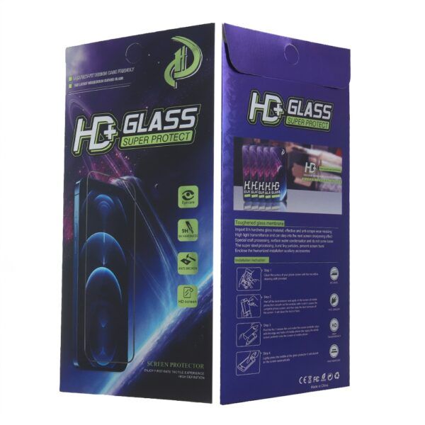 Kaiseklaas 9D iPhone 15 Pro 6,1" (must raam)