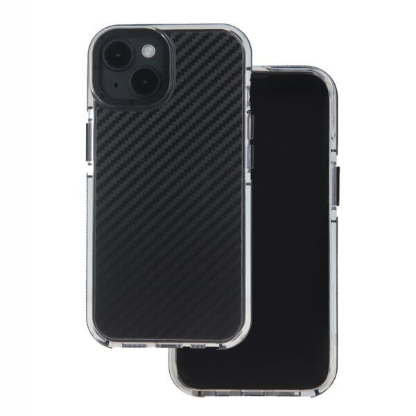 Ümbris Acrylic Carbon iPhone 12 / 12 Pro 6,1" (must)
