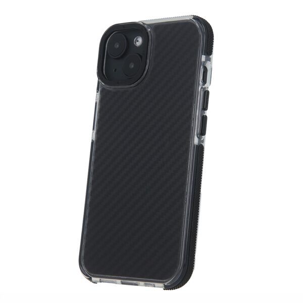 Ümbris Acrylic Carbon iPhone 12 / 12 Pro 6,1" (must)