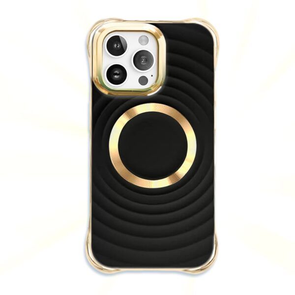Ümbris Circle Glam Mag iPhone 15 6,1" (must)