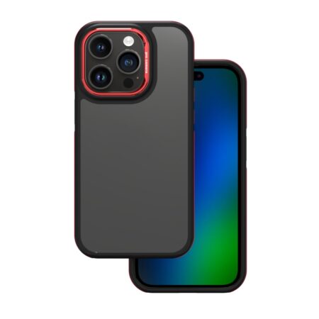 Ümbris Crystal Black iPhone 14 Pro 6,1" (punane)