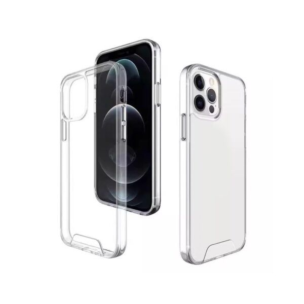 Ümbris Hybrid Crystal iPhone 16 Pro Max 6,9" (läbipaistev suur auk)