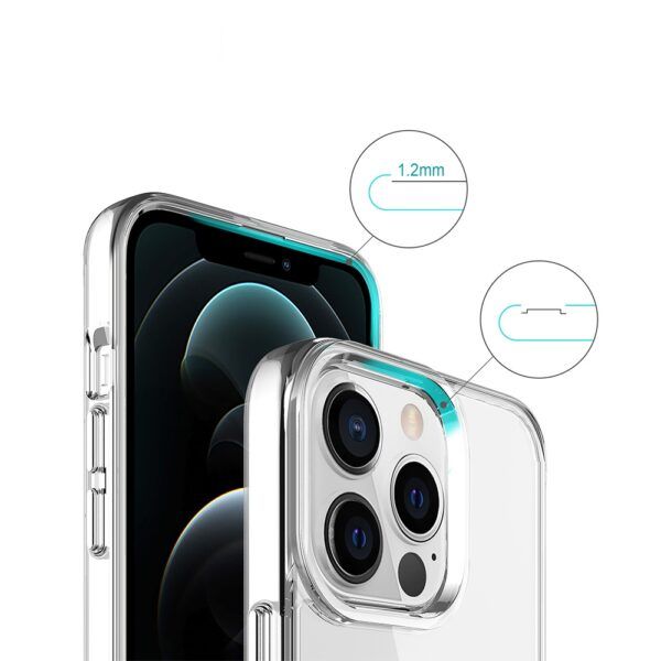 Ümbris Hybrid Crystal iPhone 16 Pro Max 6,9" (läbipaistev suur auk)