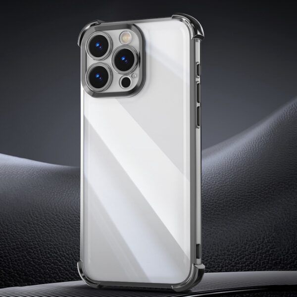 Ümbris Anti Shock Chrome iPhone 12 6,1" (must)