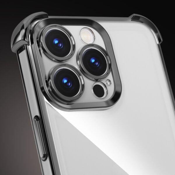 Ümbris Anti Shock Chrome iPhone 12 6,1" (must)
