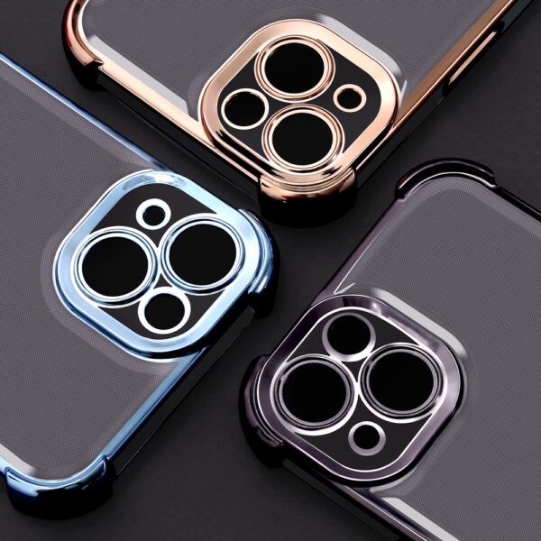 Ümbris Anti Shock Chrome iPhone 12 6,1" (must)