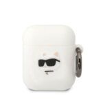 Kaitseümbris Karl Lagerfeld KLA2RUNCHH AirPods 1/2 (valge)