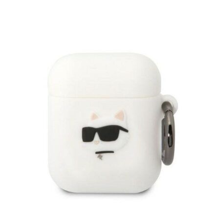 Kaitseümbris Karl Lagerfeld KLA2RUNCHH AirPods 1/2 (valge)