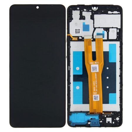 Varuosa Samsung A06 / A065F ekraan raamiga must (service pack)