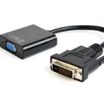 Cablexpert DVI-D to VGA adapter-juhe, 20cm (must)