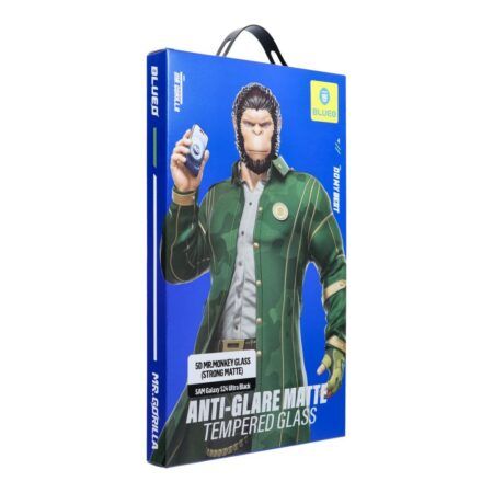 Kaitseklaas "5D Mr. Monkey" Full Glue Strong Matte Samsung S24 Ultra (must)