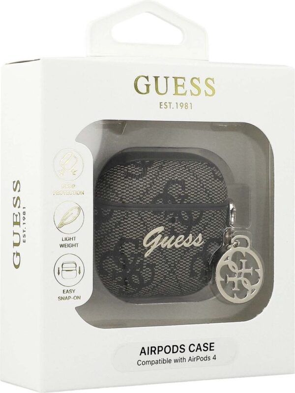 Kaitseümbris Guess GUA4G4GSMW Apple Airpods 4 (pruun)