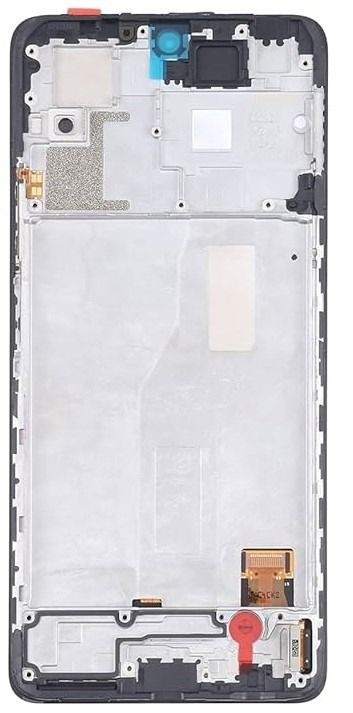 Varuosa Xiaomi Redmi Note 10 Pro ekraan raamiga must (analoog)