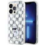 Ümbris Karl Lagerfeld Monogram Choupette iPhone 15 Pro (läbipaistev)