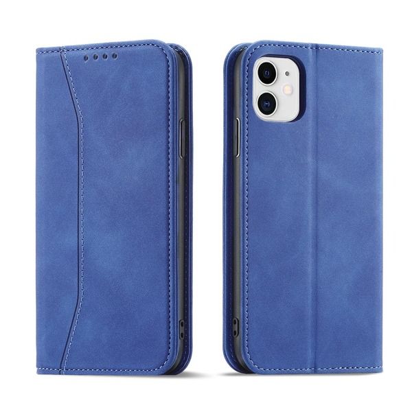 Ümbris kaanega Fancy Pouch iPhone 12 / 12 Pro (sinine) Ümbris kaanega Fancy Pouch iPhone 12 / 12 Pro (sinine)