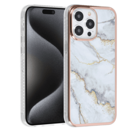 Ümbris UNIQ Accessory iPhone 15 Pro Max (marmor valge)