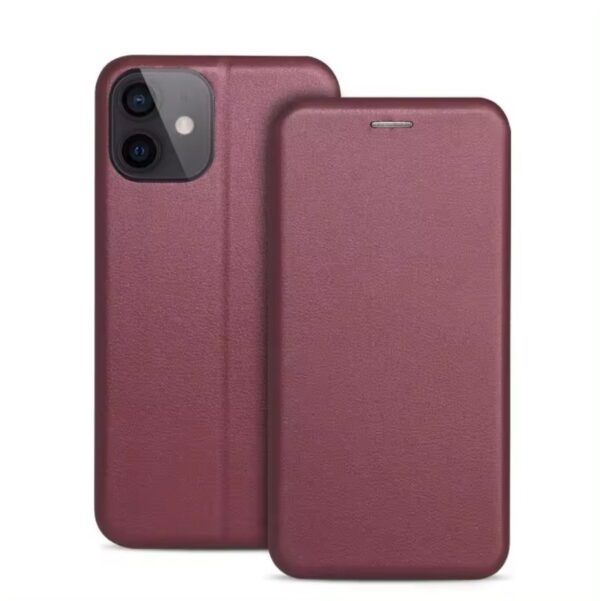 Ümbris kaanega Book Elegance Xiaomi Redmi Note 9 Pro / Note 9S / Note 9 Pro Max (viinamari)