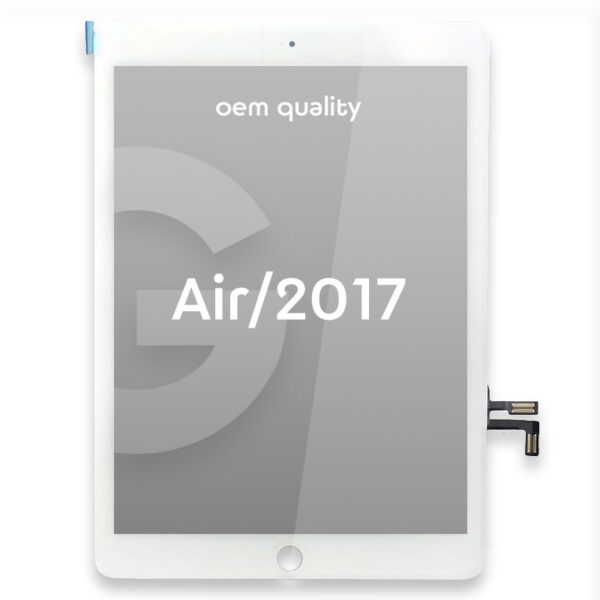 Varuosa iPad 5 / iPad 6 / 2017 / 2018 9.7" puutepaneel (Valge) Analoog