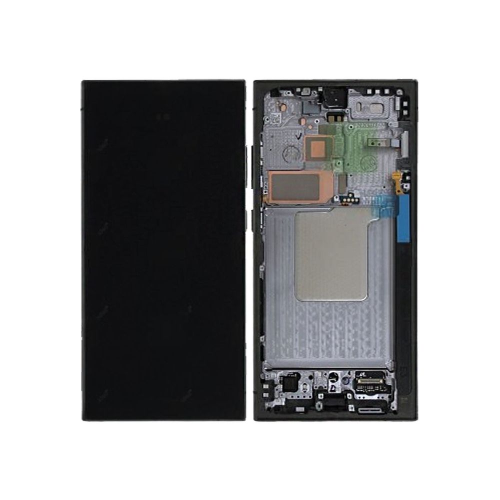 Varuosa Samsung Galaxy S24 Ultra ekraan raamiga service pack (must)