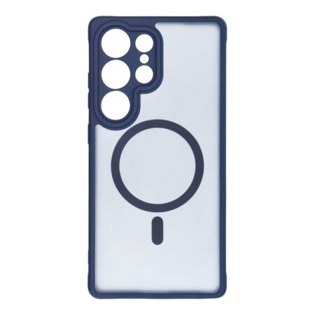 Ümbris FULL MATTE MagSafe Samsung S25 Ultra (läbipaistev / sinine)