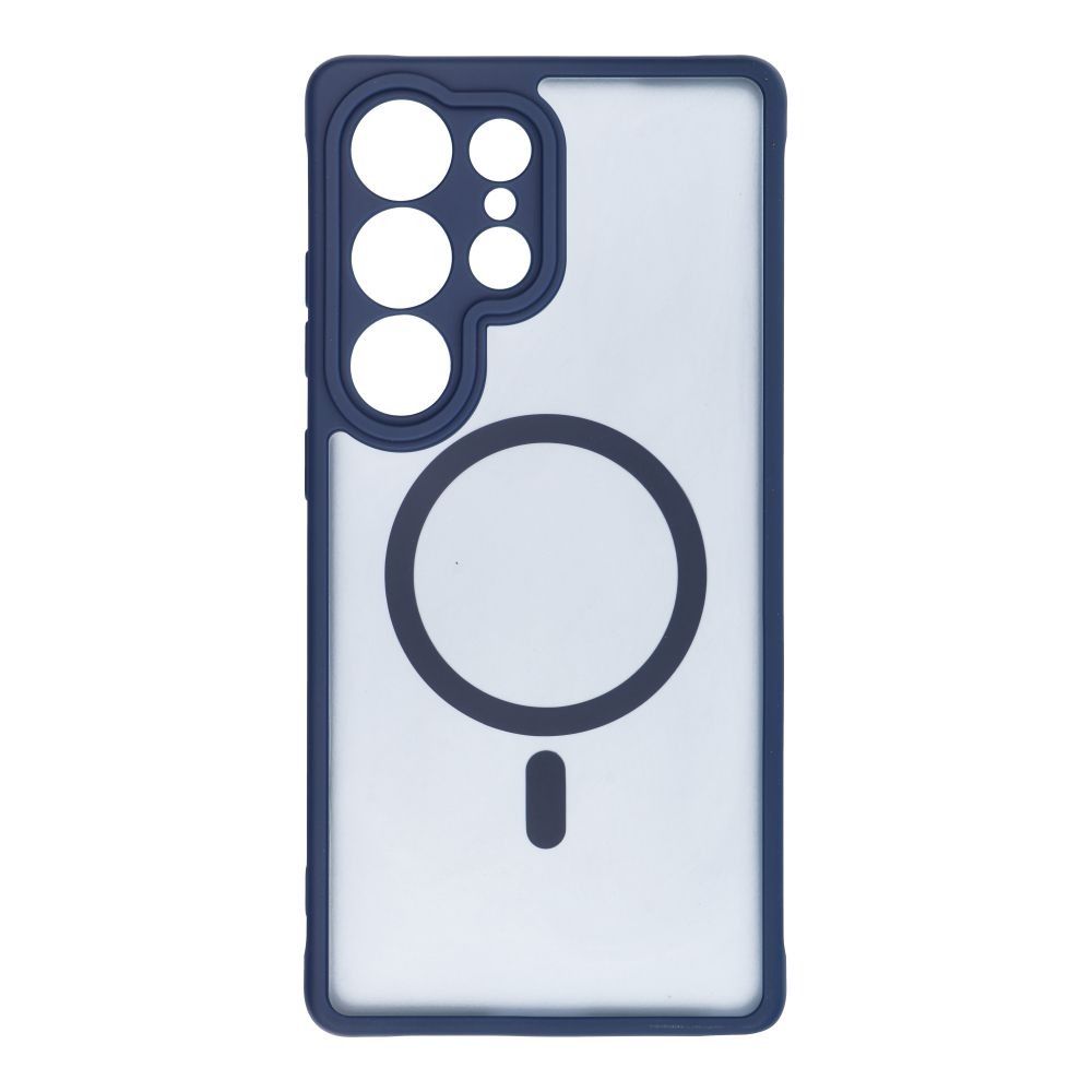 Ümbris FULL MATTE MagSafe Samsung S25 Ultra (läbipaistev / sinine) Ümbris FULL MATTE MagSafe Samsung S25 Ultra (läbipaistev / sinine)