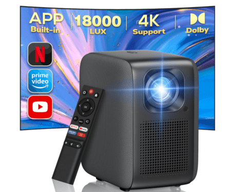 iZEEKER Netflix WiFi Bluetooth projektor