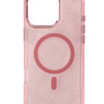 Ümbris Glitter MagSafe iPhone 16 (roosa)