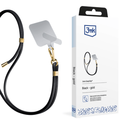 Universaalne Nöör 3mk EasyClip Telefoniümbristele (must)