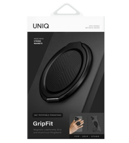 Uniq Gripfit Premium 360 Ring hoidik (must/öömust)