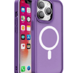 Ümbris Color Matte Magsafe iPhone 15 (lilla)