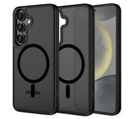 Ümbris Tech-Protect Magmat Magsafe Samsung A36 (läbipaistev / must)