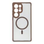 Ümbris FULL MATTE MagSafe Samsung S25 (läbipaistev / pruun)