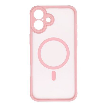 Ümbris FULL MATTE MagSafe Apple iPhone 12 Pro Max (läbipaistev / roosa)