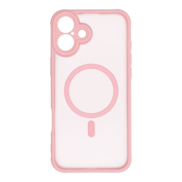 Ümbris FULL MATTE MagSafe Apple iPhone 12 Pro Max (läbipaistev / roosa)