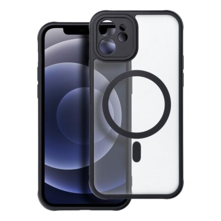Ümbris FULL MATTE MagSafe Apple iPhone 13 Pro (läbipaistev / must)