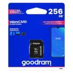 Mälukaart Micro SD Goodram 256 GB HC UHS-I Class 10 + SD Adapter