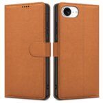 Ümbris kaanega Fancy Wallet Apple iPhone 12/ 12 Pro (pruun)