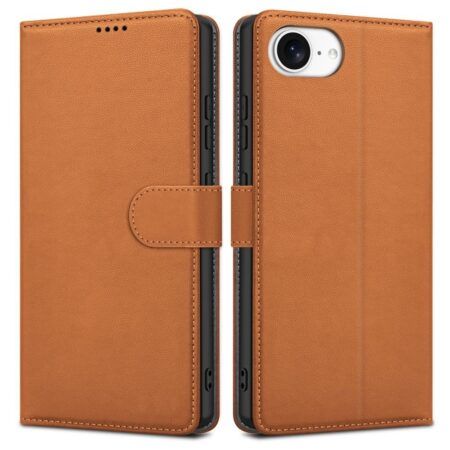 Ümbris kaanega Fancy Wallet Apple iPhone 12/ 12 Pro (pruun)