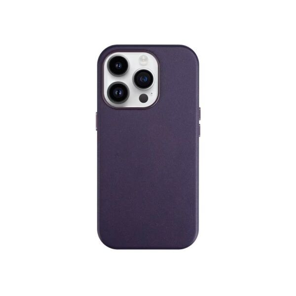Ümbris Mag Leather iPhone 16 Plus (lilla)