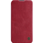 Ümbris kaanega Nillkin Qin Pro Leather Samsung Galaxy S22 Ultra (punane)