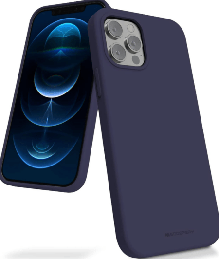 Silikoon "Mercury Silicone" Iphone 12 Pro max ( tumesinine)