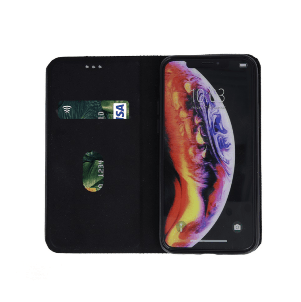 Ümbris kaanega Smart Senso Samsung A556 A55 5G (must)