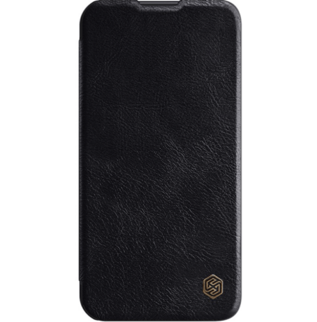 Ümbris kaanega Nillkin Qin Pro Leather Samsung Galaxy S23 Plus (must)