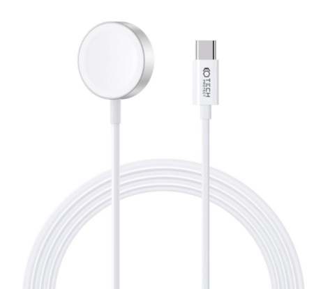 Tech-Protect UltraBoost laadija Apple Watch Type-C 1.2m (valge)