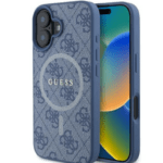 Guess Magsafe Ümbris GUHMP16SG4GFRB iPhone 16 (sinine)