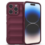 Silikoon Magic Shield iPhone 14 Pro (viinamari)