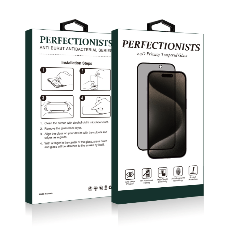 Kaitseklaas 2.5D Perfectionists Privacy Samsung S25 Ultra (must) Kaitseklaas 2.5D Perfectionists Privacy Samsung S25 Ultra (must)