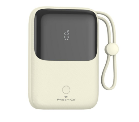 Akupank PRESTICO​ PB10K 10000mAh (valge)