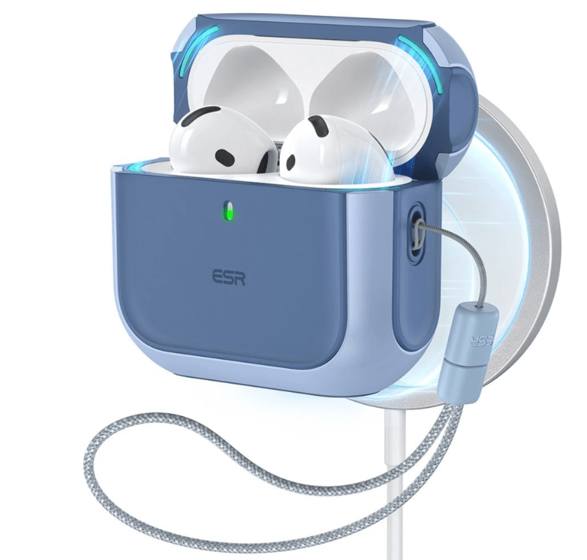Ümbris ESR Orbit Halolock MagSafe Apple AirPods 4 (sinine)